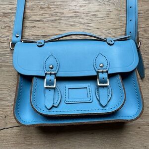 🔥NEW🔥Cambridge Satchel Company Blue Mini Satchel Crossbody Bag Purse price firm